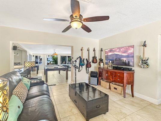 Billiard Table, Game Room, Interior, Living room