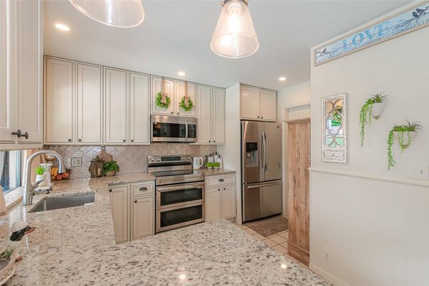 Interior, Kitchen, Recessed Lighting, Stainless Steel Appliances