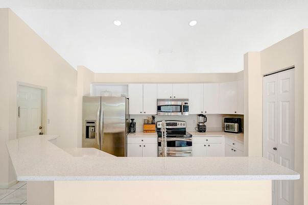 Interior, Kitchen, Recessed Lighting, Stainless Steel Appliances