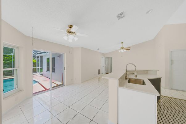Empty room, Interior, Kitchen
