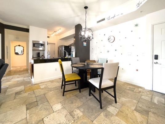 Dining room, Interior, Kitchen, Pendant Lights