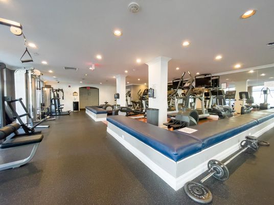 Fitness Equipment, Gym, Interior, Recessed Lighting