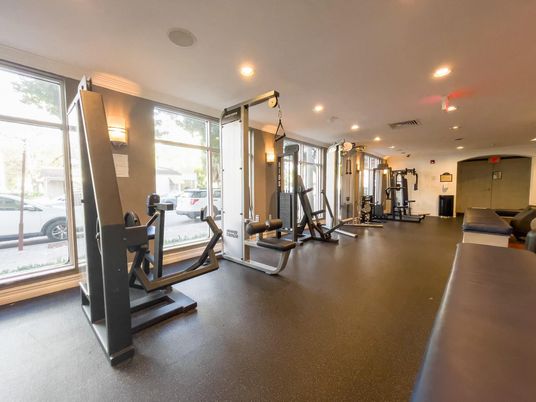 Fitness Equipment, Gym, Interior, Recessed Lighting