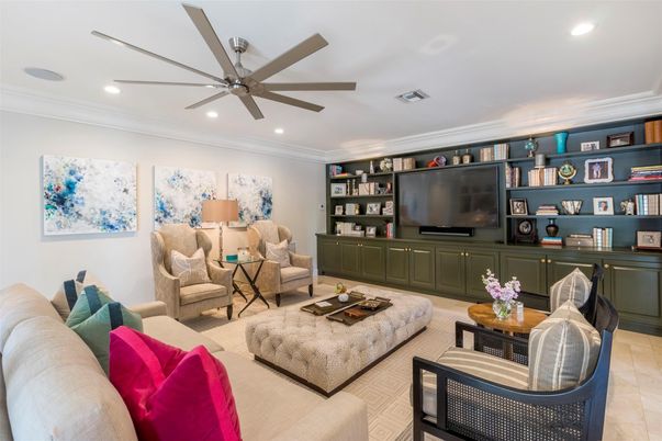 Interior, Living room, Recessed Lighting