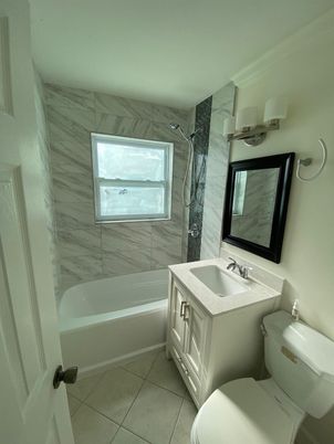 Bathroom, Interior, Marble Walls