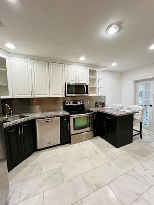 Interior, Kitchen, Recessed Lighting, Stainless Steel Appliances