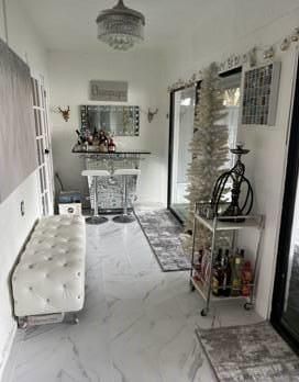 Chandelier, Interior, Marble