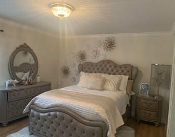 Bedroom, Interior, Wood Texture Flooring