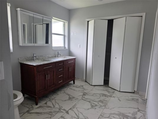 Bathroom, Dual Sink Vanities, Interior, Marble