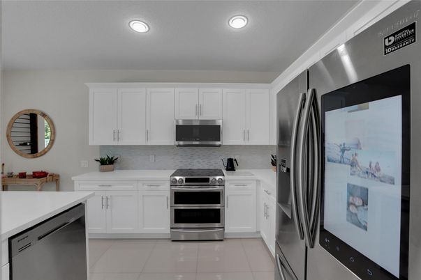 Interior, Kitchen, Recessed Lighting, Stainless Steel Appliances