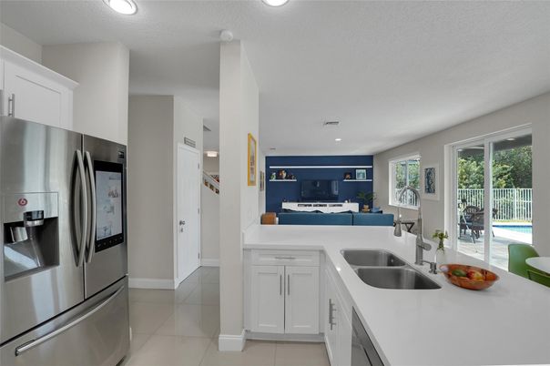 Interior, Kitchen, Recessed Lighting, Stainless Steel Appliances