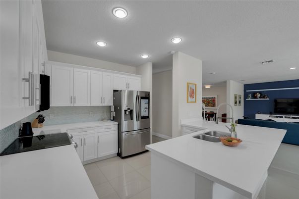 Interior, Kitchen, Recessed Lighting, Stainless Steel Appliances