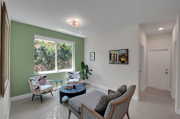 Interior, Living room, Recessed Lighting