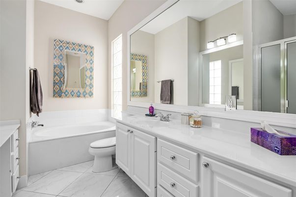 Bathroom, Dual Sink Vanities, Interior, Marble