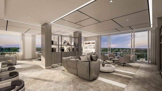 Interior, Living room, Recessed Lighting, Water
