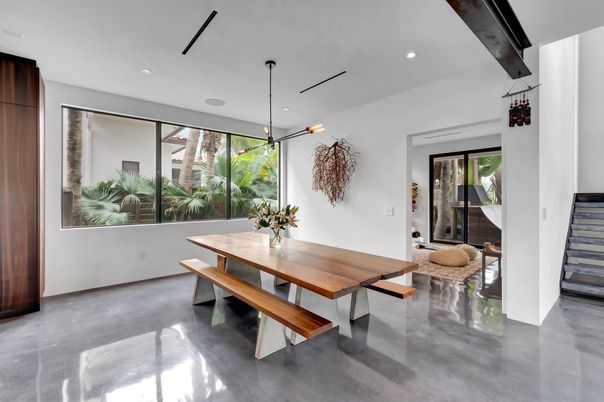 Dining room, Interior, Pendant Lights, Recessed Lighting