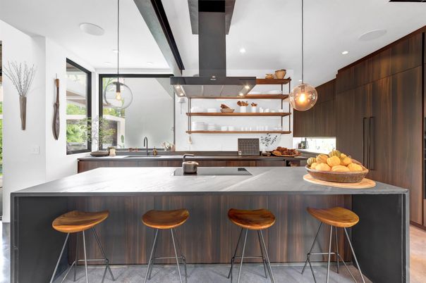 Interior, Kitchen, Pendant Lights, Recessed Lighting