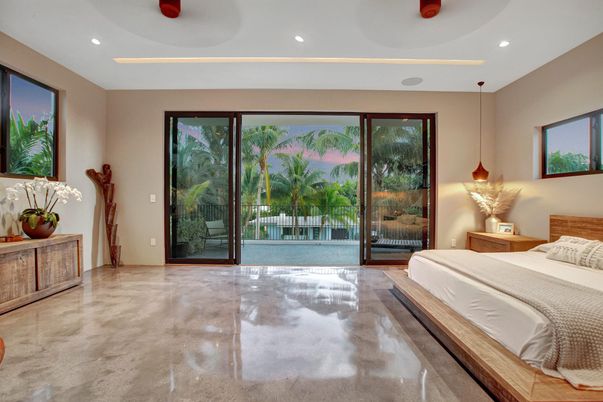 Bedroom, Interior, Pendant Lights, Recessed Lighting