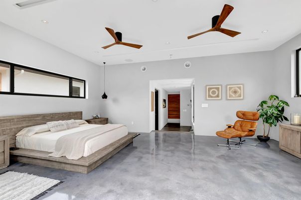Bedroom, Interior, Recessed Lighting