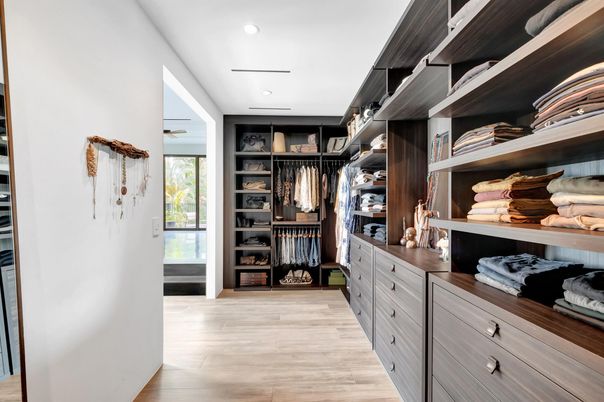 Interior, Recessed Lighting, Walk-in Closets, Wood Texture Flooring