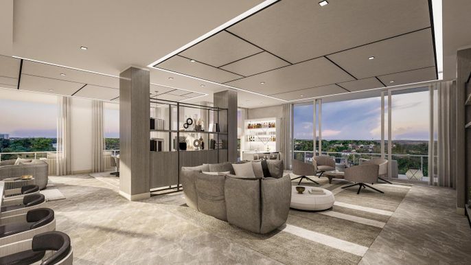 Interior, Living room, Recessed Lighting, Water