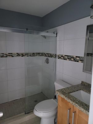 Bathroom, Glass Shower, Interior