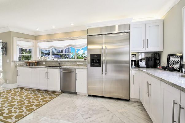 Interior, Kitchen, Recessed Lighting, Stainless Steel Appliances