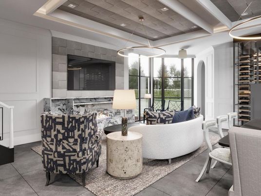 Interior, Living room, Pendant Lights