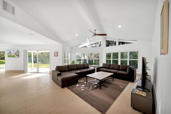 Interior, Living room, Recessed Lighting