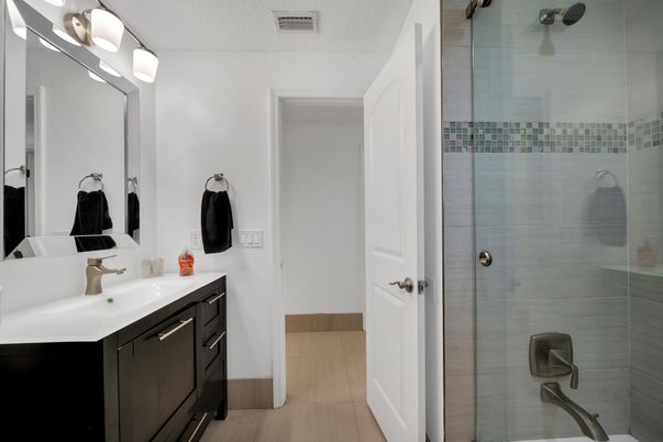 Bathroom, Glass Shower, Interior