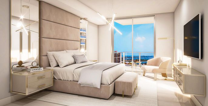 Bedroom, Interior, Water