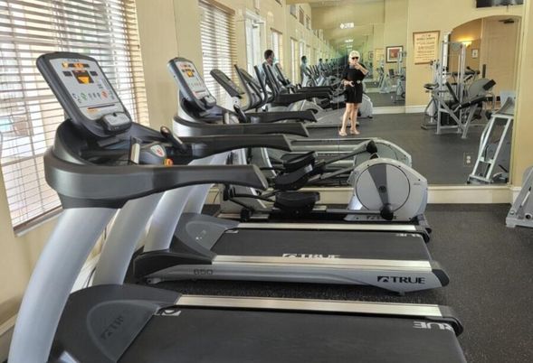 Fitness Equipment, Gym, Interior