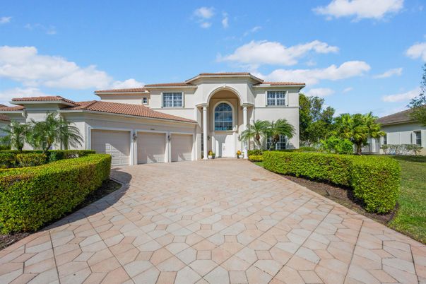 Attached, Backyard, Exterior, Facade, Mediterranean