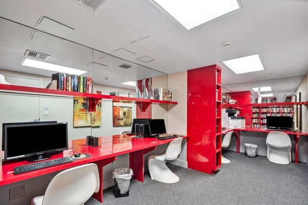 Home Office, Interior, Recessed Lighting