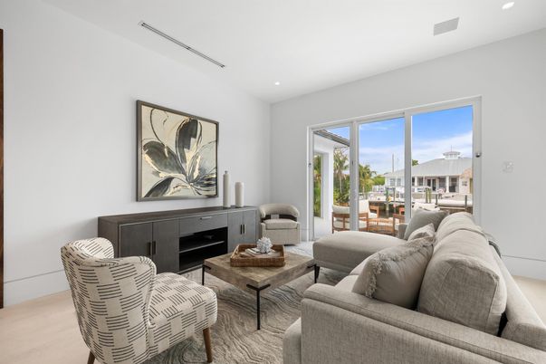 Interior, Living room, Recessed Lighting