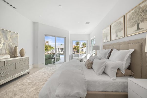 Bedroom, Interior, Recessed Lighting