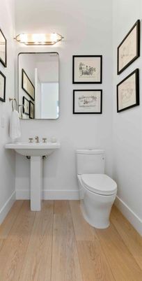 Bathroom, Interior, Wood Texture Flooring