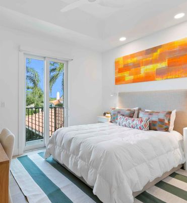 Bedroom, Interior, Recessed Lighting
