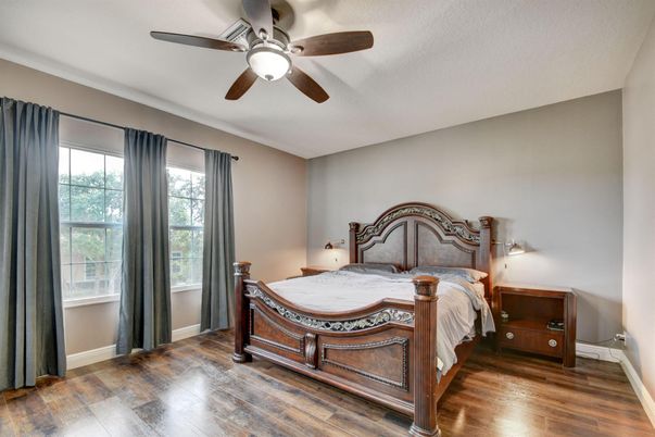 Bedroom, Interior, Wood Texture Flooring
