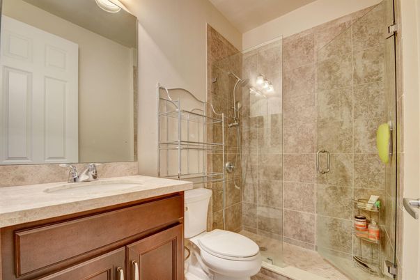 Bathroom, Glass Shower, Interior