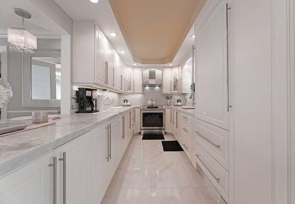 Chandelier, Interior, Kitchen, Recessed Lighting