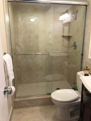 Bathroom, Glass Shower, Interior