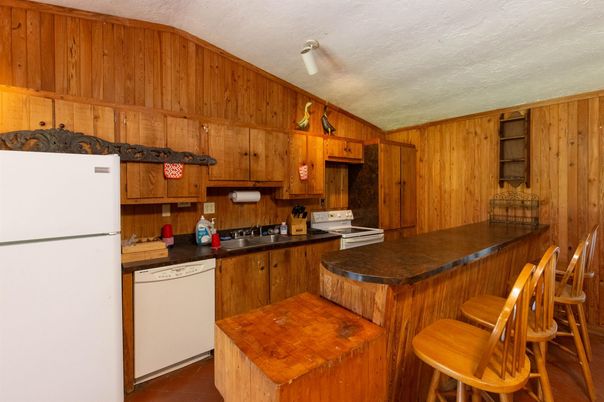 Interior, Kitchen, Wooden Walls