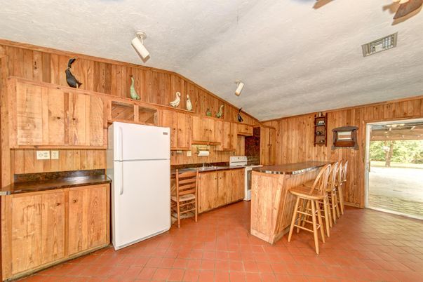 Interior, Kitchen, Wooden Walls