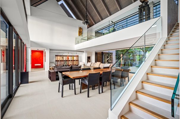 Dining room, Interior, Living room, Pendant Lights