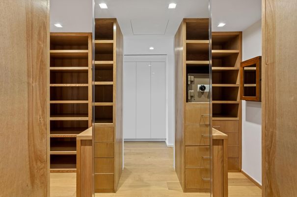 Interior, Recessed Lighting, Walk-in Closets, Wood Texture Flooring