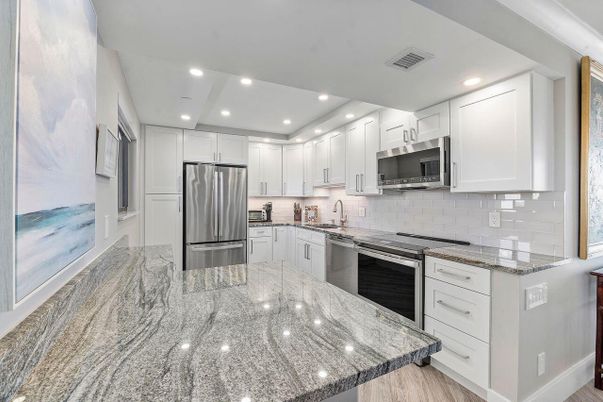 Interior, Kitchen, Recessed Lighting, Stainless Steel Appliances