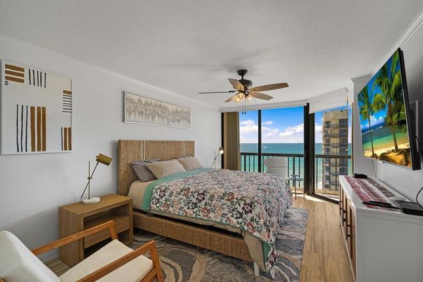 Bedroom, Interior, Water, Wood Texture Flooring