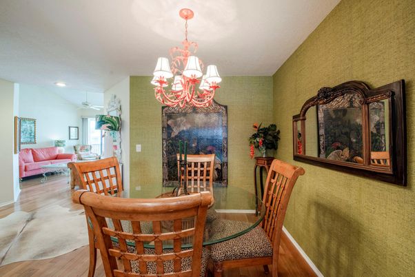 Chandelier, Dining room, Interior, Living room, Recessed Lighting, Wood Texture Flooring