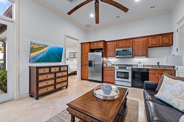 Interior, Kitchen, Living room, Recessed Lighting, Stainless Steel Appliances